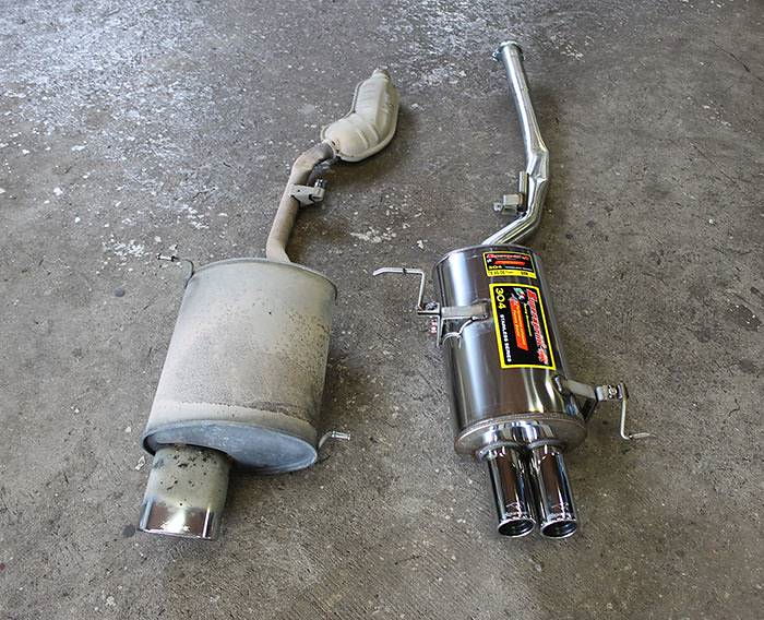 Bmw z3 online 1.9 exhaust system