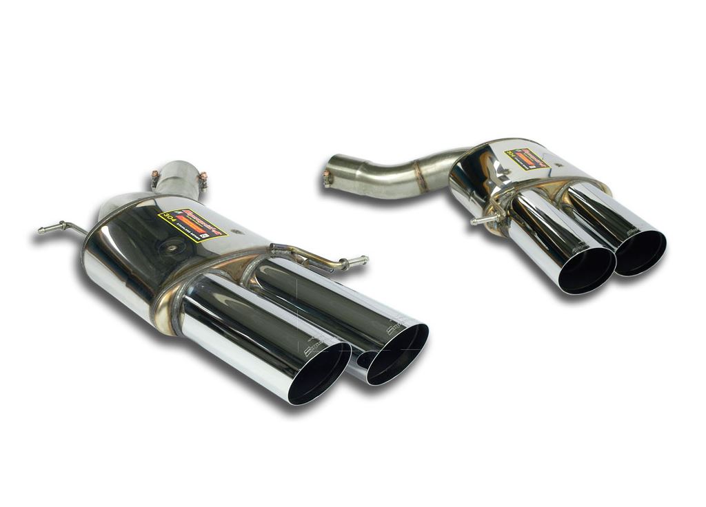 Best Exhaust Supersprint Bmw F10 M5 Rear Exhausts Quad 100mm Racing