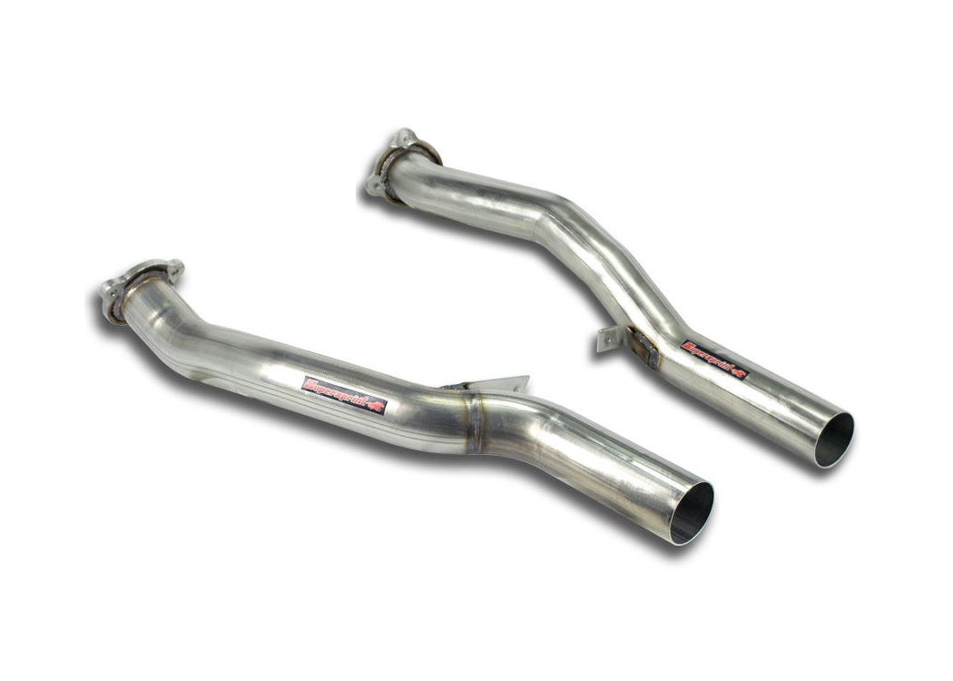 Best Exhaust - Supersprint Porsche 958 Cayenne GTS cat-delete pipes ...