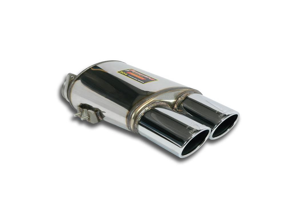 Best Exhaust - Supersprint Ferrari 550 575 V12 Rear Mufflers quad-oval ...