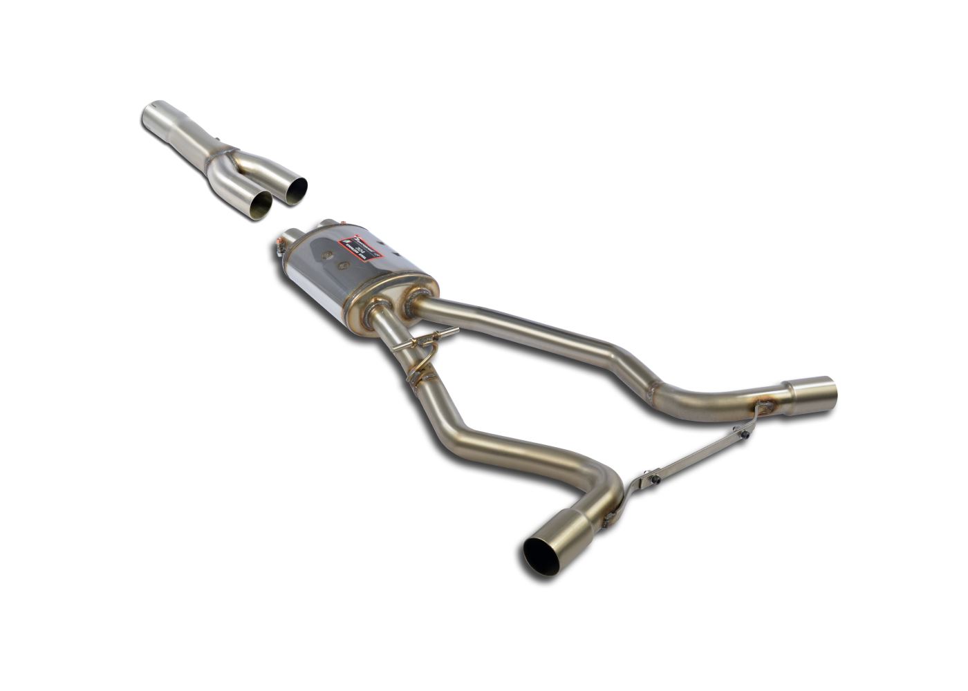 Best Exhaust - Supersprint Mercedes A205 C205 S205 W205 C250 front pipe ...