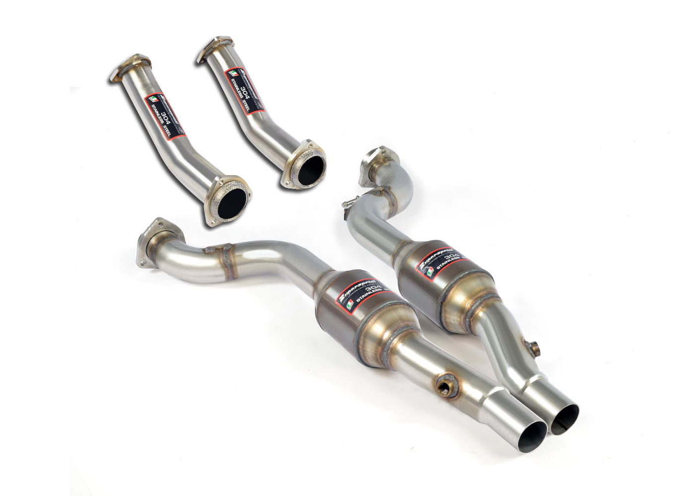 Best Exhaust Supersprint Audi A C G Connecting Pipes W Metallic Cats L R