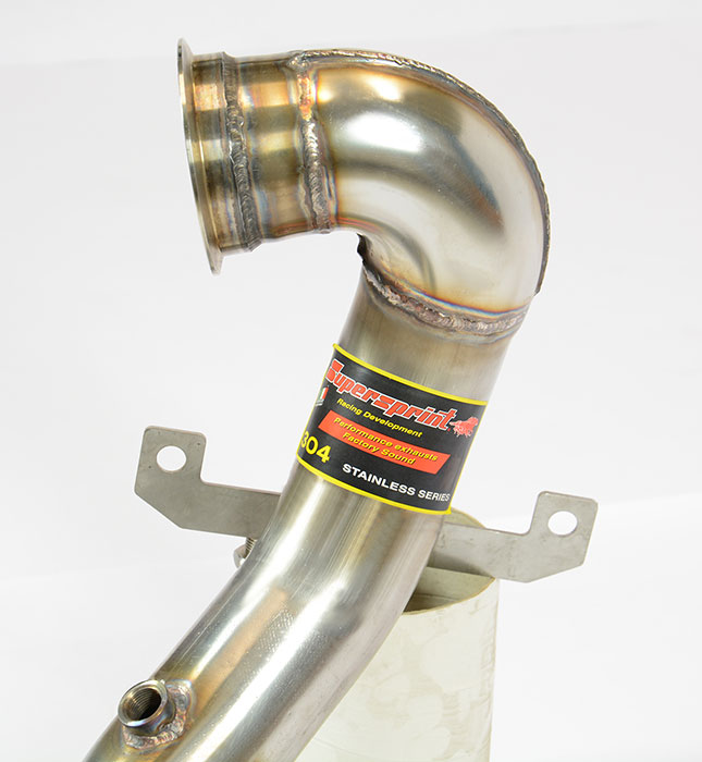 Best Exhaust Supersprint Audi S V Quattro Turbo Downpipe Kit With