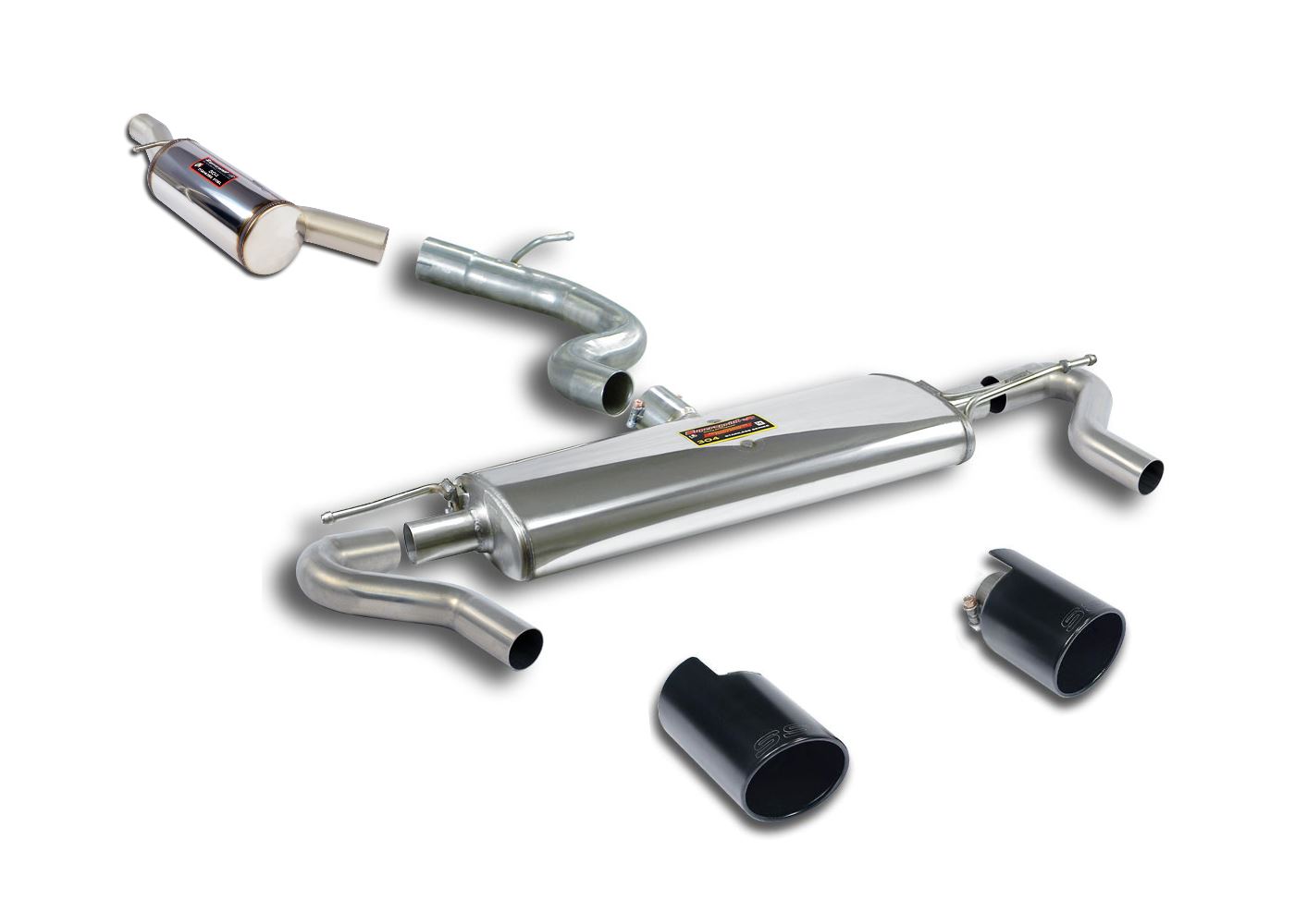 Best Exhaust Supersprint Audi TT Quattro mk3 catback exhaust with