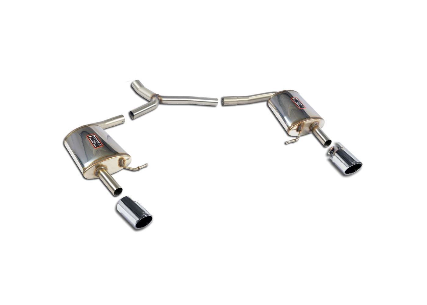 Best Exhaust Supersprint Audi A4 B9 Quattro 2 0t Axle Back Exhaust