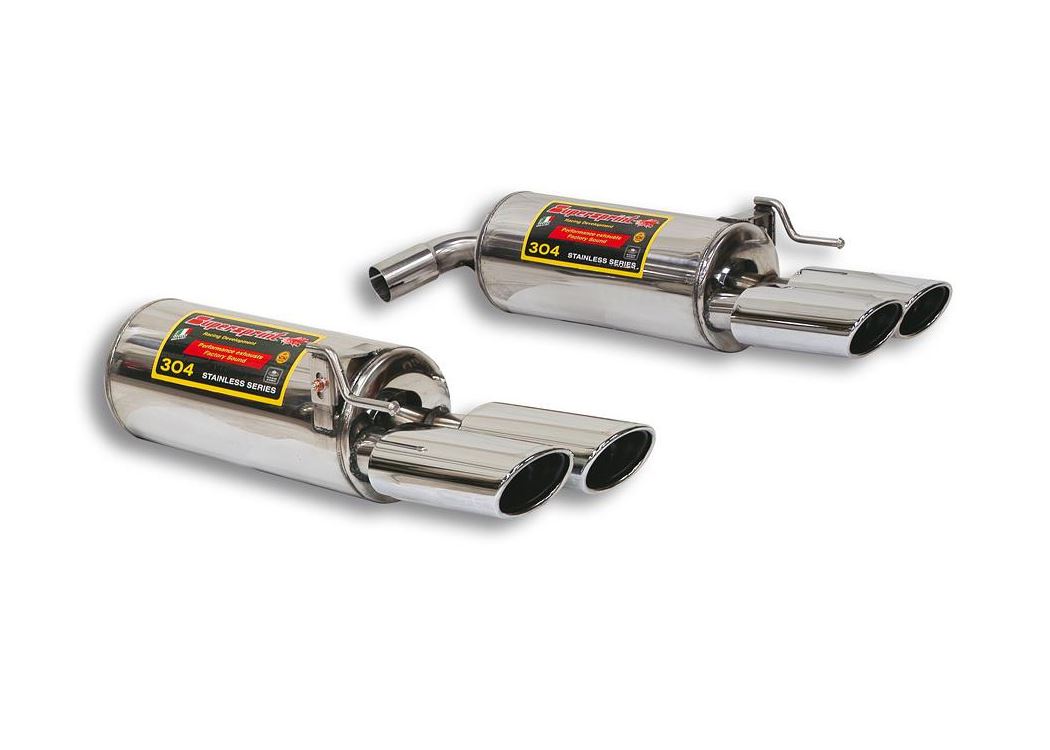 Best Exhaust - Supersprint Mercedes C215 CL500 V8 2000-on rear mufflers ...