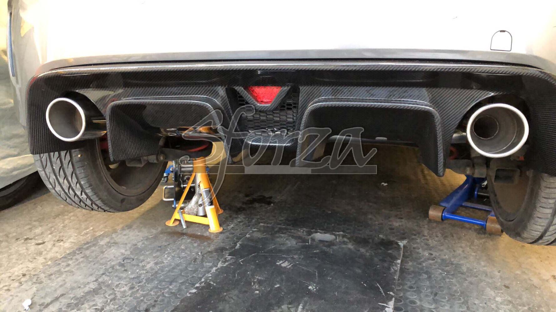 abarth 595 rear diffuser