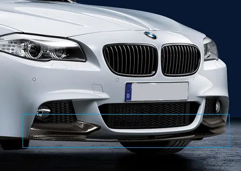 Best Exhaust - Sforza BMW F10 5-series carbon front Spoiler M ...