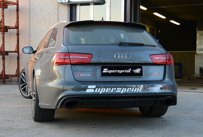 Best Exhaust - Supersprint Audi RS6 Typ 4G Quattro 4.0T Catback ...