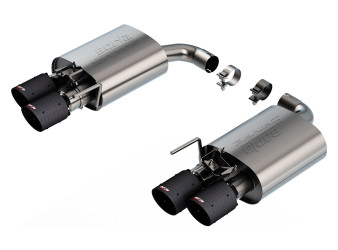 Ford Mustang GT 2024-on Axle-Back Exhaust System S-Type Carbon Fibre