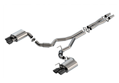 Ford Mustang GT 2024-on Cat-Back Exhaust System S-Type Black